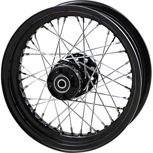 PartzBiz HD: 4418312-ลากสีดำ 16x3 40 Spoke ล้อหน้า Dual Disc ไม่มี ABS Harley Touring 00-07 PartzBiz HD: 4418312-ลากสีดำ 16x3 40 Spoke ล้อหน้า Dual Disc ไม่มี ABS Harley Touring 00-07