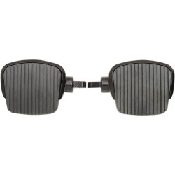 PartzBiz HD DS16210725 - แผ่นยางปูพื้น Drag Black 4” พร้อมหมุดตัวผู้สำหรับ Harley หรือ Metric | 1621-0725 PartzBiz HD DS16210725 - แผ่นยางปูพื้น Drag Black 4” พร้อมหมุดตัวผู้สำหรับ Harley หรือ Metric | 1621-0725