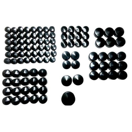 PartzBiz HD: 4418266-Drag Black Deluxe Engine Transmission Bolt Cover Caps Harley M8 17-20 PartzBiz HD: 4418266-Drag Black Deluxe Engine Transmission Bolt Cover Caps Harley M8 17-20