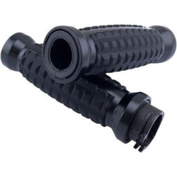 PartzBiz HD DS06302642 - Drag Black Grenade Aluminium Soft Rubber 1” ปลอกแฮนด์ Harley Touring TBW 0630-2642 PartzBiz HD DS06302642 - Drag Black Grenade Aluminium Soft Rubber 1” ปลอกแฮนด์ Harley Touring TBW 0630-2642