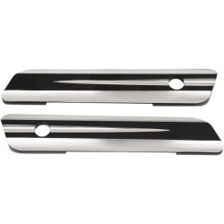 PartzBiz HD DS35011088 - Drag Black Machined Saddlebag Hinge Billet Latch Covers สำหรับ Harley 14-16 Touring | 3501-1088 PartzBiz HD DS35011088 - Drag Black Machined Saddlebag Hinge Billet Latch Covers สำหรับ Harley 14-16 Touring | 3501-1088