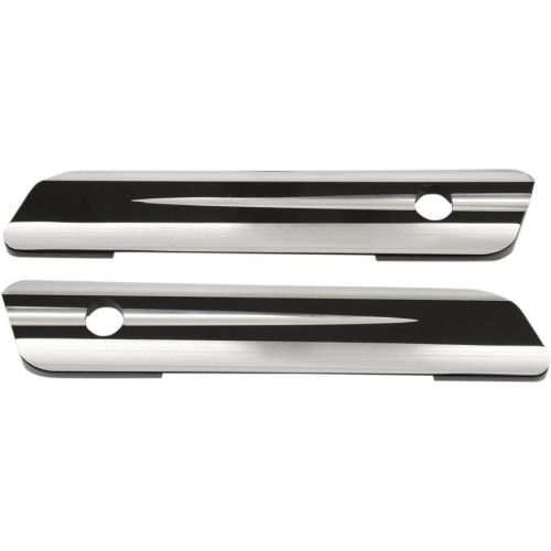 PartzBiz HD: 4418246-Drag Black Machined Saddlebag Hinge Billet Latch Covers สำหรับ Harley 14-16 Touring | 3501-1088 PartzBiz HD: 4418246-Drag Black Machined Saddlebag Hinge Billet Latch Covers สำหรับ Harley 14-16 Touring | 3501-1088