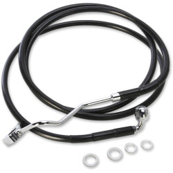 PartzBiz HD DS17414508 - Drag Stainless Black Vinyl ขยายสายเบรคหน้า +8 ” รวม 72ÔøΩ ” | 1741-4508 PartzBiz HD DS17414508 - Drag Stainless Black Vinyl ขยายสายเบรคหน้า +8 ” รวม 72ÔøΩ ” | 1741-4508