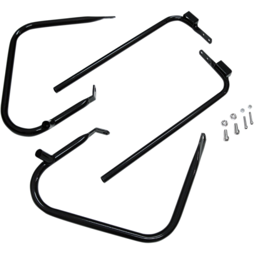 PartzBiz HD: 4418222-ชุดอุปกรณ์สนับสนุนกระเป๋าข้าง Drag Black OE Harley Touring FLT 97-08 PartzBiz HD: 4418222-ชุดอุปกรณ์สนับสนุนกระเป๋าข้าง Drag Black OE Harley Touring FLT 97-08