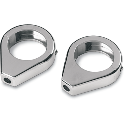 PartzBiz HD DSDS222190 - ลาก Chrome 41 มม. Smooth Fork Turn Signal Clamp Mounts Harley และเมตริกแบบกำหนดเอง PartzBiz HD DSDS222190 - ลาก Chrome 41 มม. Smooth Fork Turn Signal Clamp Mounts Harley และเมตริกแบบกำหนดเอง