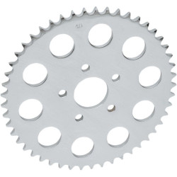 PartzBiz HD DS12100377 - Drag Chrome 46 th Tooth Dished Rear Wheel Sprocket w/ 530 Chain 00-17 Harley | 1210-0377 PartzBiz HD DS12100377 - Drag Chrome 46 th Tooth Dished Rear Wheel Sprocket w/ 530 Chain 00-17 Harley | 1210-0377