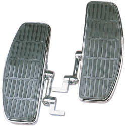 PartzBiz HD DSDS254412 - ลากแผ่นพื้นคนขับแบบปรับได้ Bolt-On ของ Chrome พร้อม Damper Harley Softail 80-13 PartzBiz HD DSDS254412 - ลากแผ่นพื้นคนขับแบบปรับได้ Bolt-On ของ Chrome พร้อม Damper Harley Softail 80-13
