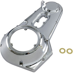 PartzBiz HD DSDS375624 - ลาก Chrome ด้านนอกฝาครอบหลัก 8 หลุม 4 ความเร็ว Harley Shovelhead FL 70-84 DS-375624 DS375624 เปลี่ยนเกียร์ OE old school chopper PartzBiz HD DSDS375624 - ลาก Chrome ด้านนอกฝาครอบหลัก 8 หลุม 4 ความเร็ว Harley Shovelhead FL 70-84 DS-375624 DS375624 เปลี่ยนเกียร์ OE old school chopper