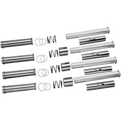 PartzBiz HD DSDS193760 - Drag Chrome Pushrod Tubes Cover Set Harley Shovelhead FLH FXE FX 66-E79 PartzBiz HD DSDS193760 - Drag Chrome Pushrod Tubes Cover Set Harley Shovelhead FLH FXE FX 66-E79
