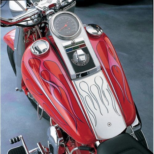 PartzBiz HD: 4418083-Drag Chrome Speedometer Speedo Dash แผงฝาครอบชุด 86-90 Harley FX PartzBiz HD: 4418083-Drag Chrome Speedometer Speedo Dash แผงฝาครอบชุด 86-90 Harley FX