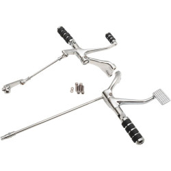 PartzBiz HD DS16220486 - ลากการควบคุมตำแหน่งไปข้างหน้ามาตรฐานของ Chrome สำหรับ Harley Sportster 14-15 | 1622-0486 PartzBiz HD DS16220486 - ลากการควบคุมตำแหน่งไปข้างหน้ามาตรฐานของ Chrome สำหรับ Harley Sportster 14-15 | 1622-0486