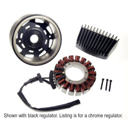 PartzBiz HD DS21121517 - Drag Chrome Stator & Regulator Charging Kit OE Spec Harley Touring M8 17-Up PartzBiz HD DS21121517 - Drag Chrome Stator & Regulator Charging Kit OE Spec Harley Touring M8 17-Up