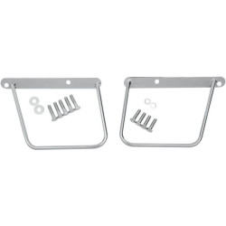 PartzBiz HD DSDS110846 - ลาก Chrome Steel Saddlebag Support Brackets Plate Mount Harley 84-99 Softail | DS-110846 เปลี่ยน OEM 91790-84 PartzBiz HD DSDS110846 - ลาก Chrome Steel Saddlebag Support Brackets Plate Mount Harley 84-99 Softail | DS-110846 เปลี่ยน OEM 91790-84