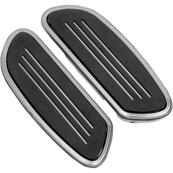 PartzBiz HD DS16210349 - Drag Chrome Sweeper Swept Style Passenger Floorboards Harley FLT/H FL Softail - 1621-0349 PartzBiz HD DS16210349 - Drag Chrome Sweeper Swept Style Passenger Floorboards Harley FLT/H FL Softail - 1621-0349