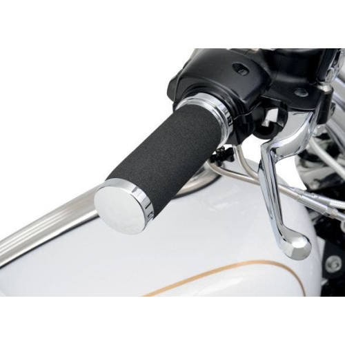 PartzBiz HD: 4418024-Drag DS-243122 Chrome Sundance Grips 99-17 Harley Big Twin 86-18 XL PartzBiz HD: 4418024-Drag DS-243122 Chrome Sundance Grips 99-17 Harley Big Twin 86-18 XL