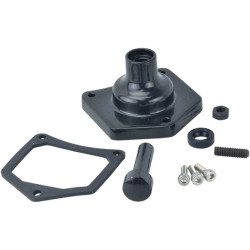 PartzBiz HD DS21100994 - Drag Specialties Gloss Black Aluminum Solenoid Starter Cover 91-17 Harley big twin Sportster PartzBiz HD DS21100994 - Drag Specialties Gloss Black Aluminum Solenoid Starter Cover 91-17 Harley big twin Sportster