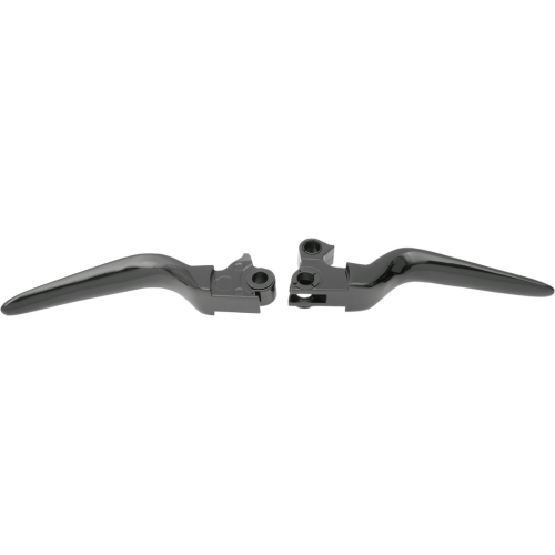 PartzBiz HD: 4417957-Drag Gloss Black Wide Blade Hand Lever Set สำหรับ Harley 96-17 Big Twin 96-03 XL | 0610-0211 PartzBiz HD: 4417957-Drag Gloss Black Wide Blade Hand Lever Set สำหรับ Harley 96-17 Big Twin 96-03 XL | 0610-0211