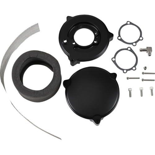 PartzBiz HD: 4417918-Drag High Performance 6 ” Dragtron‚ñ¢ II เครื่องฟอกอากาศสีดำ Harley Big Twin XL 90-06