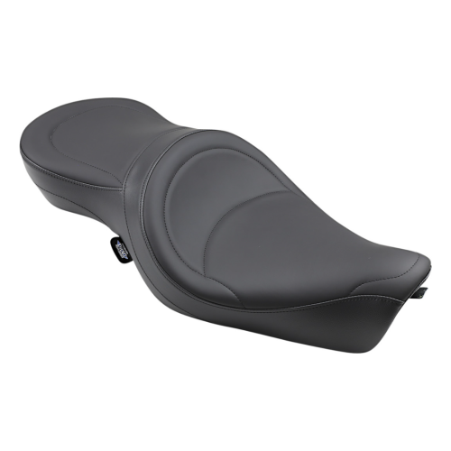 PartzBiz HD: 4417905-Drag Low-Profile Wide Touring Mild Stitched Seat 4 Harley 04-22 XL Models | 0