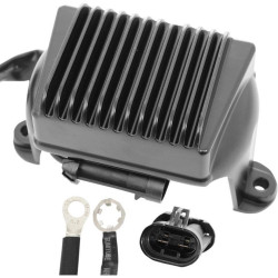 PartzBiz HD DS21121034 - ตัวปรับแรงดันไฟฟ้า Drag Premium Solid State สีดำ Harley FLH 02-03 Repl 74505-02 | 2112-1034 PartzBiz HD DS21121034 - ตัวปรับแรงดันไฟฟ้า Drag Premium Solid State สีดำ Harley FLH 02-03 Repl 74505-02 | 2112-1034