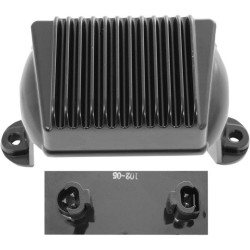 PartzBiz HD DS21121038 - ตัวปรับแรงดันไฟฟ้า Drag Premium Solid State สีดำ Harley FLH 06-08 Repl 74505-06 | 2112-1038 PartzBiz HD DS21121038 - ตัวปรับแรงดันไฟฟ้า Drag Premium Solid State สีดำ Harley FLH 06-08 Repl 74505-06 | 2112-1038