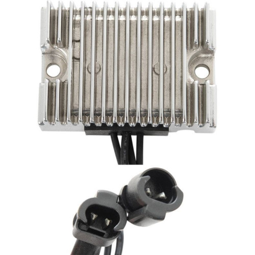 PartzBiz HD: 4417781-Drag Premium Solid State Chrome ตัวควบคุมแรงดันไฟฟ้า Harley 07-08 XL Repl 74546-07A | 2112-1077 PartzBiz HD: 4417781-Drag Premium Solid State Chrome ตัวควบคุมแรงดันไฟฟ้า Harley 07-08 XL Repl 74546-07A | 2112-1077