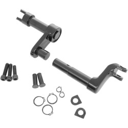 PartzBiz HD DS16220477 - Drag Specialties Black 2" Extended Length Forward Control Kit Harley Sportster XL 1200 1622-0477