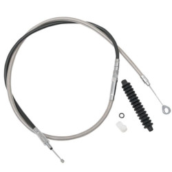 PartzBiz HD DS06521490 - Drag Specialties Black Braided High Efficiency Clutch Cable 08-13 FLH/T 14 FLHR Models