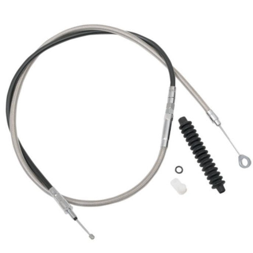 PartzBiz HD: 4417567-Drag Specialties Black Braided High Efficiency Clutch Cable 08-13 FLH/T 14 FLHR Models PartzBiz HD: 4417567-Drag Specialties Black Braided High Efficiency Clutch Cable 08-13 FLH/T 14 FLHR Models