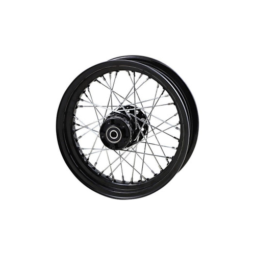 PartzBiz HD: 4417547-Drag Specialties ล้อหน้า 40 ก้านสีดำ 16 ” x 3 ” Harley Softail 00-06 PartzBiz HD: 4417547-Drag Specialties ล้อหน้า 40 ก้านสีดำ 16 ” x 3 ” Harley Softail 00-06