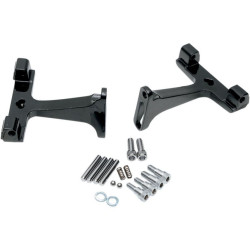 PartzBiz HD DS16210393 - Drag Specialties Black OEM Passenger Floorboard Mounts Harley 93-14 - 1621-0393 50500042