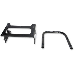 PartzBiz HD DS15100241 - Drag Specialties Black Quick Detach Tour Pak Box Mount สำหรับ Harley 97-08 FLH/T | 1510-0241 PartzBiz HD DS15100241 - Drag Specialties Black Quick Detach Tour Pak Box Mount สำหรับ Harley 97-08 FLH/T | 1510-0241