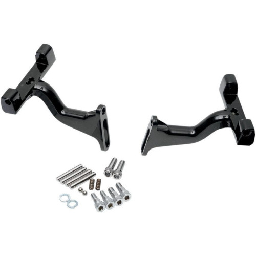 PartzBiz HD: 4417525-Drag Specialties แท่นยึดพื้นผู้โดยสารยกสีดำ 50789-99B Harley 93-14 - 16210395 PartzBiz HD: 4417525-Drag Specialties แท่นยึดพื้นผู้โดยสารยกสีดำ 50789-99B Harley 93-14 - 16210395