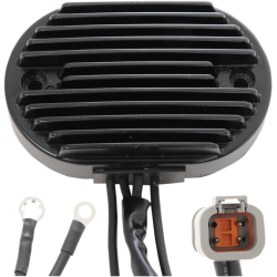 PartzBiz HD DS21120808 - ตัวปรับแรงดันไฟฟ้า Drag Solid State สีดำ Harley 01-06 Softail Repl 74540-01 | 2112-0808 PartzBiz HD DS21120808 - ตัวปรับแรงดันไฟฟ้า Drag Solid State สีดำ Harley 01-06 Softail Repl 74540-01 | 2112-0808