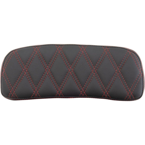 PartzBiz HD: 4417491-Drag Specialties Chopped Tour Pak Pad Red Double Diamond Harley Touring