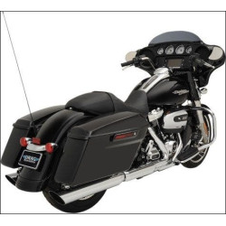 PartzBiz HD DS18011187 - Drag Specialties Chrome 4 ” Slash Down Slip On Mufflers Exhaust Harley 95-16 1801-1187 PartzBiz HD DS18011187 - Drag Specialties Chrome 4 ” Slash Down Slip On Mufflers Exhaust Harley 95-16 1801-1187