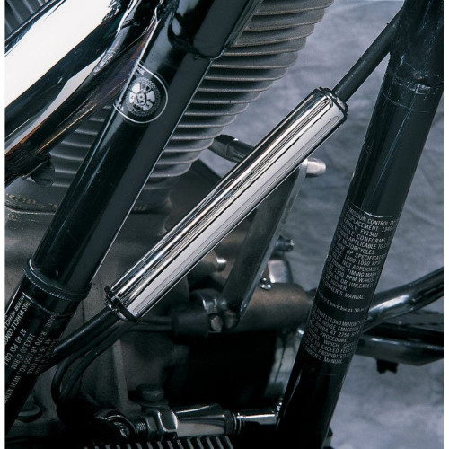 PartzBiz HD: 4417435-Drag Specialties Chrome Clutch Cable Adjuster Cover 86-16 Harley FXST FXD FXR XL | DS-390448 PartzBiz HD: 4417435-Drag Specialties Chrome Clutch Cable Adjuster Cover 86-16 Harley FXST FXD FXR XL | DS-390448