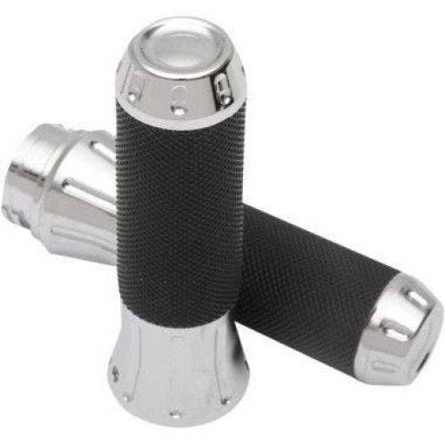 PartzBiz HD: 4417438-Drag Specialties ปลอกแฮนด์โครเมียมหุ้มยางสำหรับ Harley Throttle by Wire | 0630-1610 PartzBiz HD: 4417438-Drag Specialties ปลอกแฮนด์โครเมียมหุ้มยางสำหรับ Harley Throttle by Wire | 0630-1610