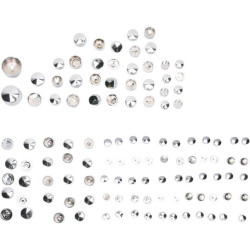 PartzBiz HD DS24010694 - Drag Specialties Chrome Deluxe Engine Trans Bolt Cover Kit For Harley Touring 09-16 2401-0694 PartzBiz HD DS24010694 - Drag Specialties Chrome Deluxe Engine Trans Bolt Cover Kit For Harley Touring 09-16 2401-0694
