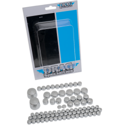 PartzBiz HD DS24010688 - Drag Chrome Deluxe เครื่องยนต์ Transmission Primary Bolt Cover Kit Harley XL 04-17 | 2401-0688 PartzBiz HD DS24010688 - Drag Chrome Deluxe เครื่องยนต์ Transmission Primary Bolt Cover Kit Harley XL 04-17 | 2401-0688