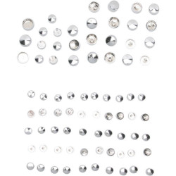 PartzBiz HD DS24010697 - Drag Specialties Chrome Engine Bolt Cover Kit For Harley-Davidson Twin Cam Models | 352118