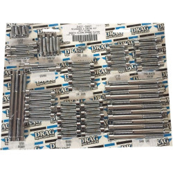 PartzBiz HD DS24010967 - Drag Specialties Chrome Engine Bolt Replacement Kit Smooth Head 17-19 Harley Davidson Milwaukee Eight M8 M-Eight Touring Hardware Bolts Nuts Washers Engine transmission PartzBiz HD DS24010967 - Drag Specialties Chrome Engine Bolt Replacement Kit Smooth Head 17-19 Harley Davidson Milwaukee Eight M8 M-Eight Touring Hardware Bolts Nuts Washers Engine transmission