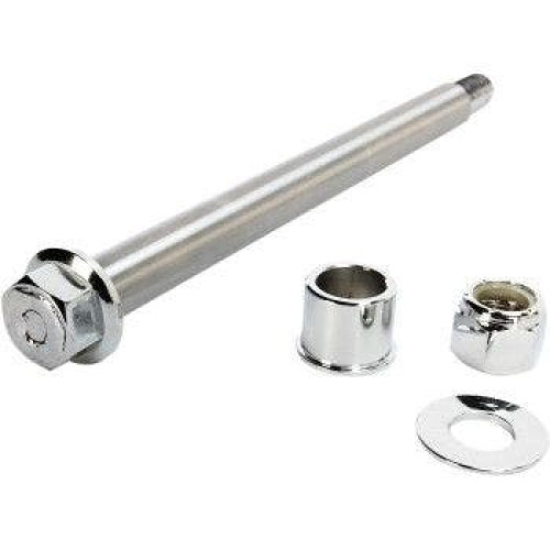 PartzBiz HD: 4417417-ชุดเพลาหน้า Drag Specialties โครเมียม 00-06 Harley Springer Softail 0214-0951