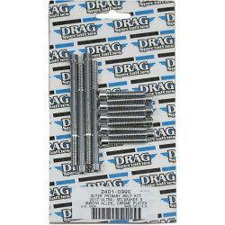 PartzBiz HD DS24010990 - Drag Specialties Chrome Outer Primarty Bolt Replacement Kit Smooth Head 17-19 Harley Davidson Milwaukee Eight M8 M-Eight Touring Hardware Bolts Nuts Washers Engine Transmission PartzBiz HD DS24010990 - Drag Specialties Chrome Outer Primarty Bolt Replacement Kit Smooth Head 17-19 Harley Davidson Milwaukee Eight M8 M-Eight Touring Hardware Bolts Nuts Washers Engine Transmission