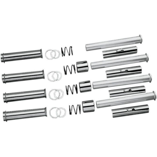 PartzBiz HD: 4417403-Drag Specialties Chrome Pushrod Tubes สำหรับ Harley L79-84 Shovelheads DS193761