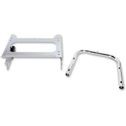 PartzBiz HD DS15100240 - Drag Specialties Chrome Quick Detach Tour Pak Box Mount สำหรับ Harley 97-08 FLH/T | 1510-0240 PartzBiz HD DS15100240 - Drag Specialties Chrome Quick Detach Tour Pak Box Mount สำหรับ Harley 97-08 FLH/T | 1510-0240