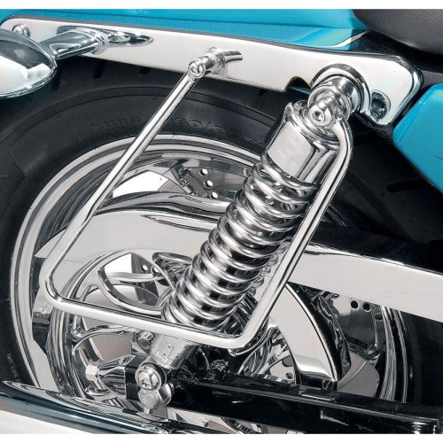 PartzBiz HD: 4417359-Drag Specialties Chrome Saddlebag Support Brackets Rails Sportster XL 04-16 | 3501-0159 PartzBiz HD: 4417359-Drag Specialties Chrome Saddlebag Support Brackets Rails Sportster XL 04-16 | 3501-0159
