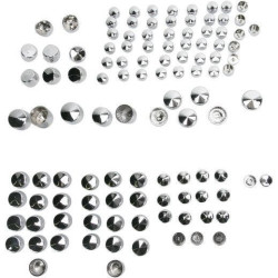 PartzBiz HD DS24010698 - Drag Specialties Chrome Standard Engine Trans Primary Bolt Cover Kit For Harley FLH 09-16 24010698 PartzBiz HD DS24010698 - Drag Specialties Chrome Standard Engine Trans Primary Bolt Cover Kit For Harley FLH 09-16 24010698