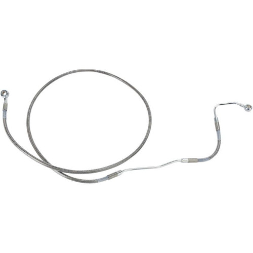 PartzBiz HD: 4417273-Drag Front Extended +10 Stainless Steel Brake Line for Harley 09-13 FLH/T W/ ABS | 1741-2931 PartzBiz HD: 4417273-Drag Front Extended +10 Stainless Steel Brake Line for Harley 09-13 FLH/T W/ ABS | 1741-2931