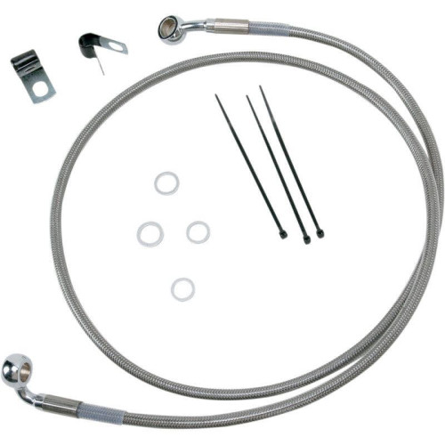 PartzBiz HD: 4417256-Drag Front Extended +6 สายเบรคสแตนเลสสำหรับ Harley 99-07 FXST | 1741-2656 PartzBiz HD: 4417256-Drag Front Extended +6 สายเบรคสแตนเลสสำหรับ Harley 99-07 FXST | 1741-2656
